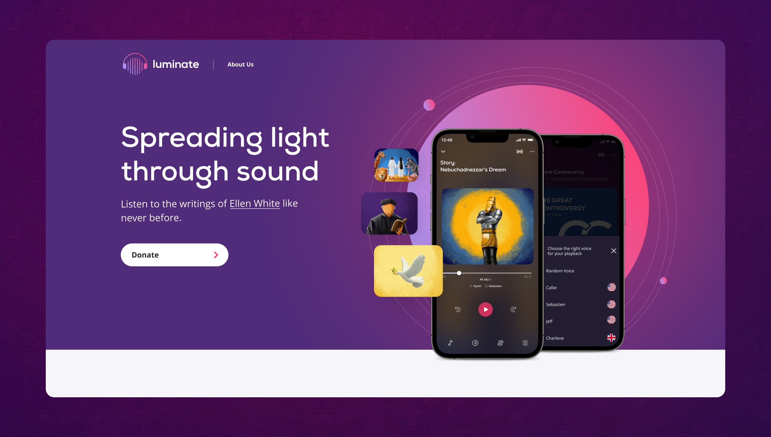 closing image of luminate